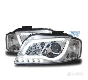 FARI A LED AUDI A3 8P 03-08 CON LUCE DIURNA TRU DR