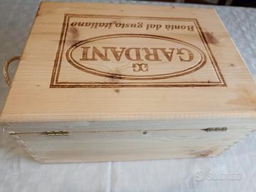 Scatola/bauletto di legno