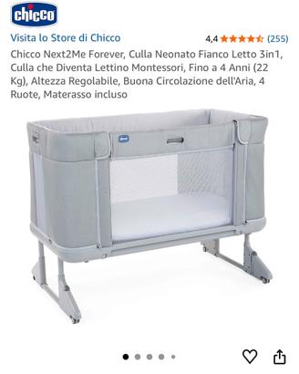 Culla chicco Next2Me Forever come Nuova