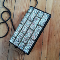 Pochette con strass