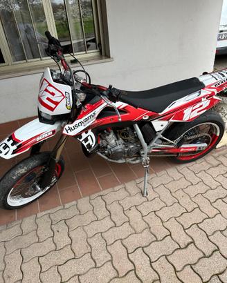 Husqvarna 125 motard con cilindro cr 5 travasi