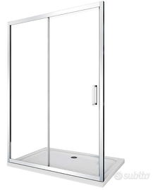 Porta Doccia Scorrevole Bagno Nicchia vetro 6 mm A