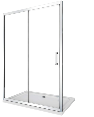 Porta Doccia Scorrevole Bagno Nicchia vetro 6 mm A