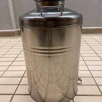 Fusto inox per olio 100 litri