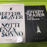 coppia libri giallo triller  Jeffery Deaver 