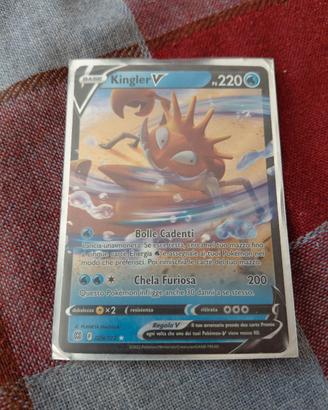 Carta pokemon Kingler V 2022