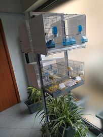 Carrello porta gabbie