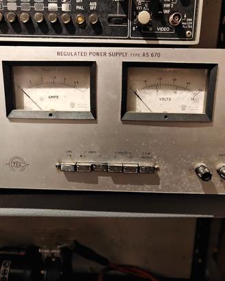 Alimentatore Stabilizzato Regolato Tipo AS 670 TES