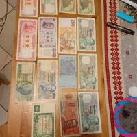 banconote straniere tenute bene 