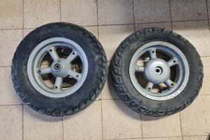 coppia cerchi ant+post Aprilia rally 50