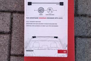 Barre tetto aerodinamiche Yakima Whispbar  per man