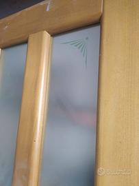 Porta legno massello