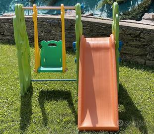 Scivolo e altalena  per bambini