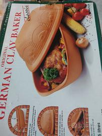 tegame in terracotta da forno