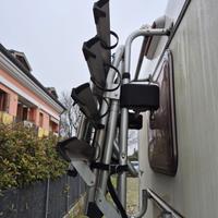 Porta bici camper basculante