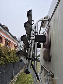 Porta bici camper basculante