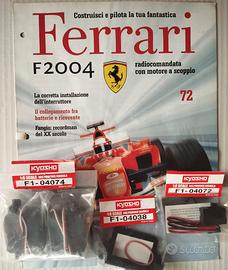 Lotto n.5 Ricambi Kyosho Ferrari F2004 DeA