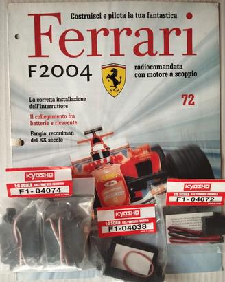 Lotto n.5 Ricambi Kyosho Ferrari F2004 DeA