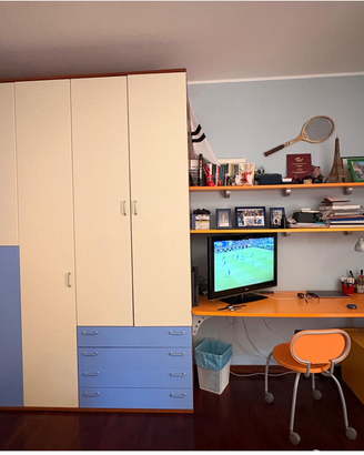 Armadio camera da letto + scrivania e mensole