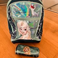 Seven cartella scuola trolley rotelle Frozen