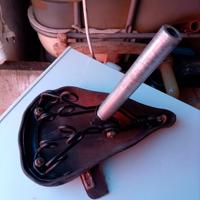 selle in cuoio per bici d, epoca 