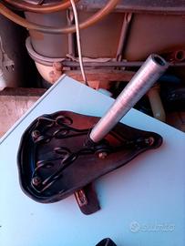 selle in cuoio per bici d, epoca 