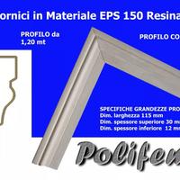 Cornice+resina profilo porta finestra decoro casa