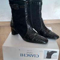 STIVALETTO DONNA NAPPA NERA