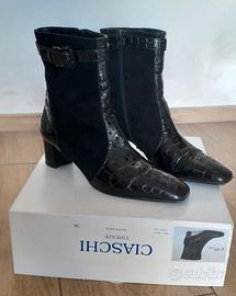 STIVALETTO DONNA NAPPA NERA