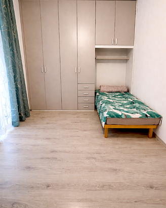 Armadio a ponte + letto singolo – camera completa