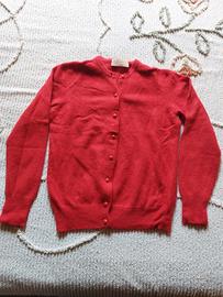 Cardigan rosso donna