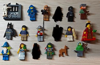 Lego Minifigure Star Wars, Kingdoms, City e altri