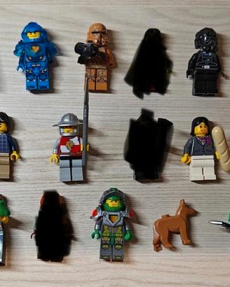 Lego Minifigure Star Wars, Kingdoms, City e altri
