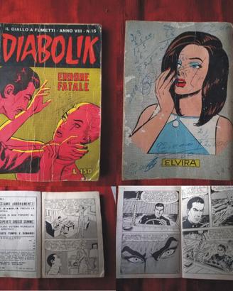 STOCK FUMETTO DIABOLIK  7 numeri vari anni 69-98