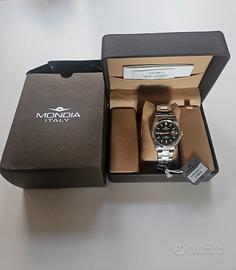 MONDIA ITALY - MODELLO 5 ATM QUARTZ NERO / ARANCIO