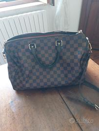 Borsa Louis Vuitton speedy damiere ebene originale