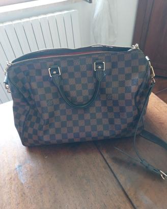 Borsa Louis Vuitton speedy damiere ebene originale