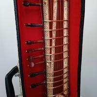 Sitar indiano originale anni 70 restaurato