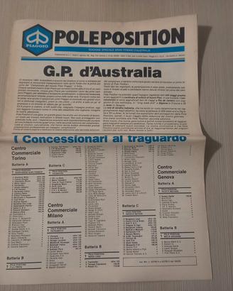 Rivista Aziendale PIAGGIO EDIZ SPECIALE Gennaio 86