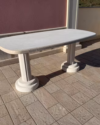 TAVOLO IN PIETRA DA GIARDINO