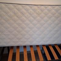 materasso singolo con rete.