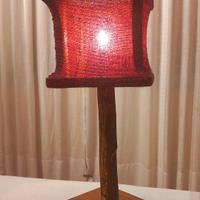lampada Bat-jour in legno bordo usata pochissimo 