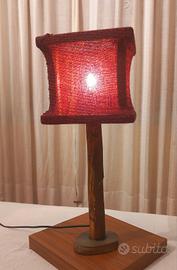 lampada Bat-jour in legno bordo usata pochissimo 