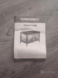 Lettino viaggio pieghevole Foppapedretti Teddytour