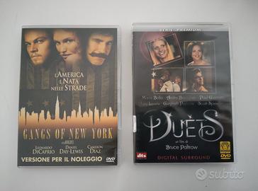 2 DVD film "The gangs of New York" e "Duets"