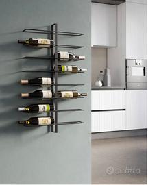 Porta bottiglie vino da parete