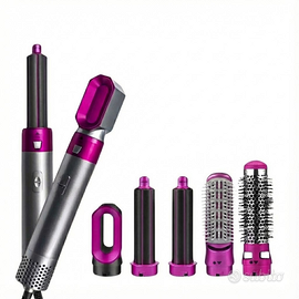 Asciugacapelli 5 in 1 Professionale con Accessori