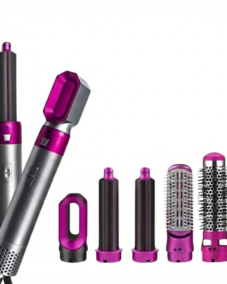 Asciugacapelli 5 in 1 Professionale con Accessori