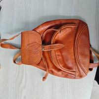 Zainetto in pelle vintage senza marca - 7€