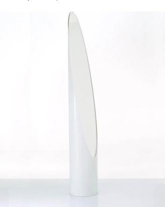 specchio a unghia bianco 